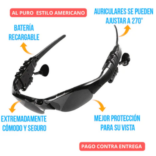 Gafas Bluetooth SunTune® Ve el mundo. Escucha tu ritmo!