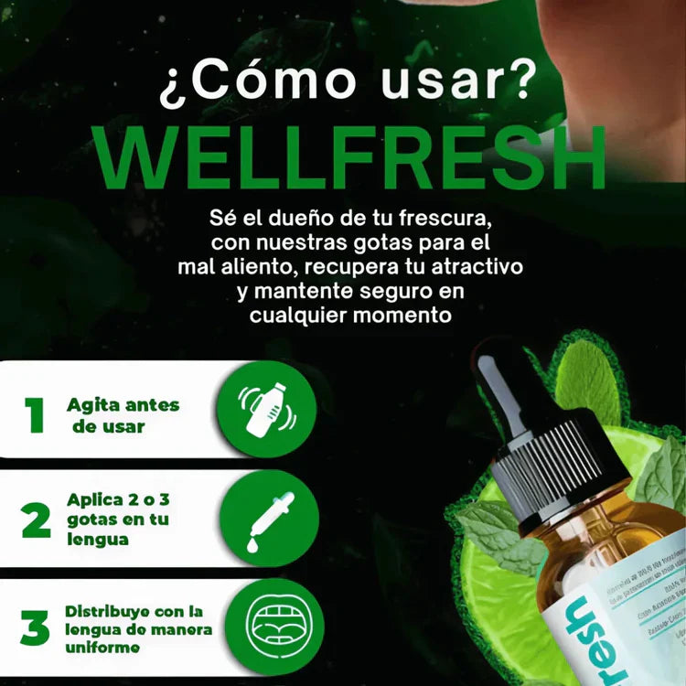 Well Fresh®  Elimina el mal aliento