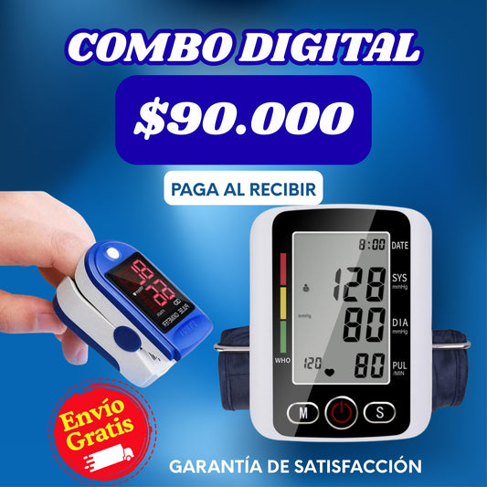 Kit de Tensiometro y Oximetro Digital®