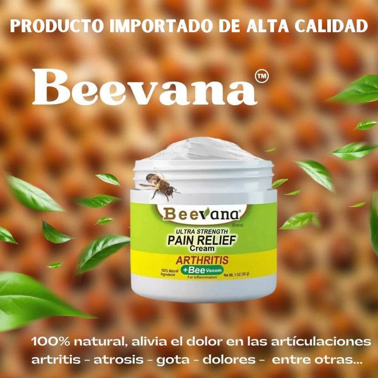 Beevana x 4 Unidades - Crema Para dolores y articulaciones Original ®
