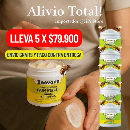 Beevana x 5 Unidades - Crema Para dolores y articulaciones Original ®